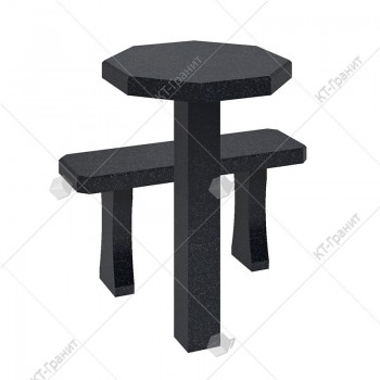 Комплект стол с лавочкой.  Модель LS13