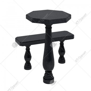 Комплект стол с лавочкой.  Модель LS17