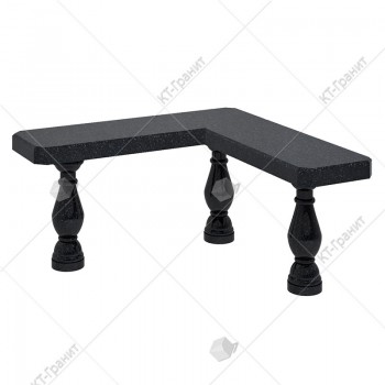 Лавочка из гранита.  Модель LV18