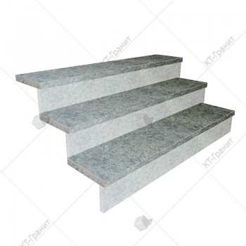 Ступени термообработанные накладные (роговский гранит,  h=3 см)
