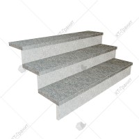 Ступени термообработанные накладные (човновский гранит)